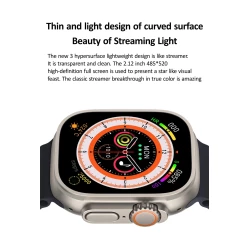 Смарт часовник AMOLED - OEM Ultra HK8 Pro Max, 49мм