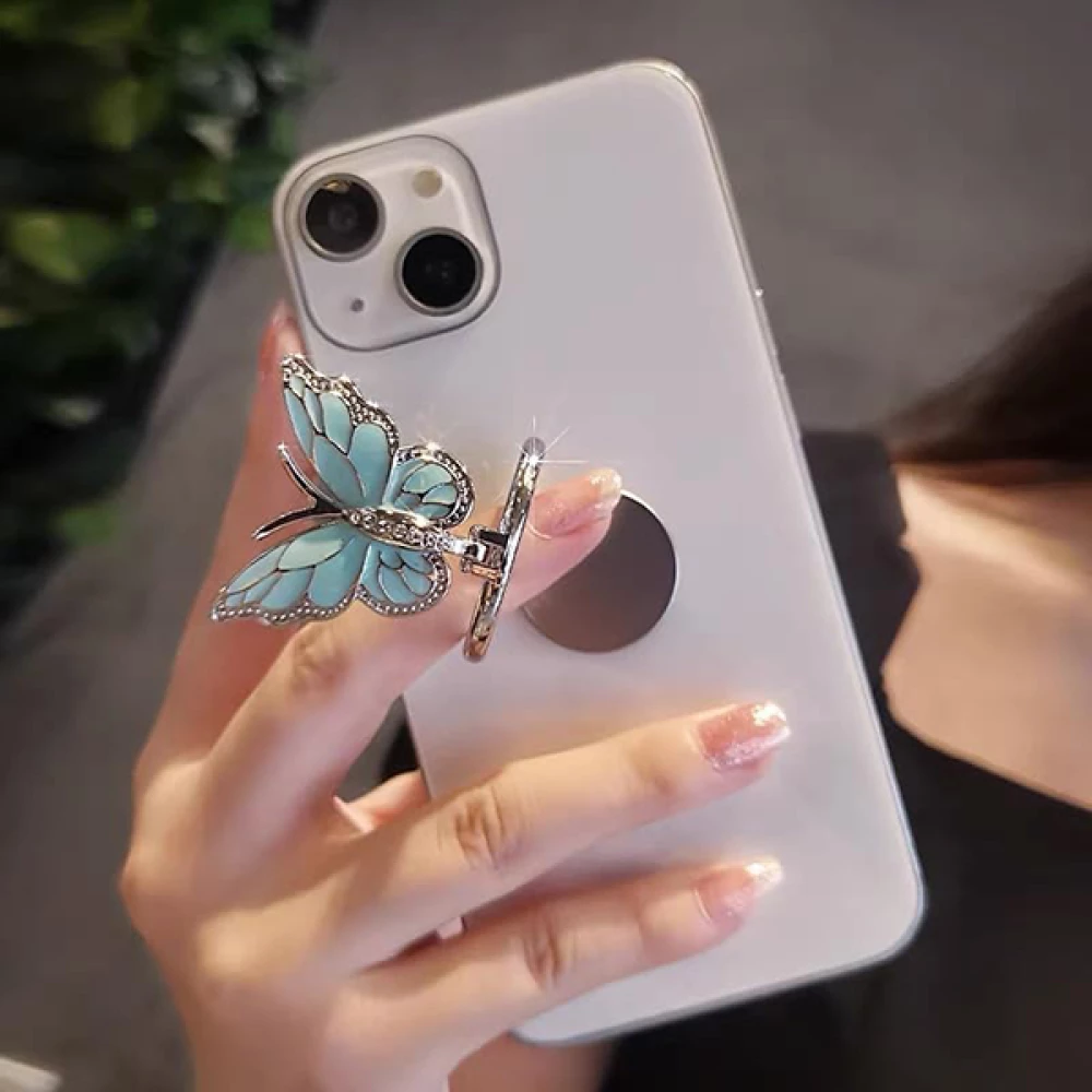 Държач за смартфон/таблет, Popsocket пръстен Butterfly 