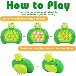 Игра POP IT със светлина и звук / жаба