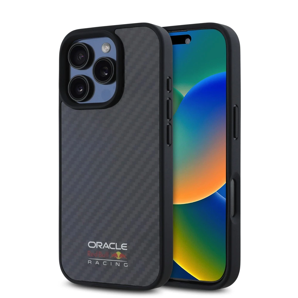 Калъф Red Bull Carbon Shiny Logo MagSafe RBHMP16X24CFILSK за Apple iPhone 16 Pro Max