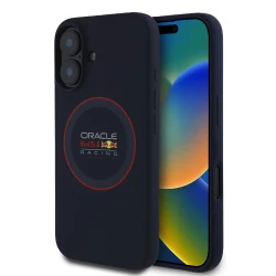 Калъф Red Bull Silicone Red Ring MagSafe RBHMP16S24SIILVR за Apple iPhone 16