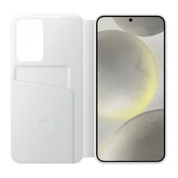 Оригинален кожен калъф тефтер Samsung EF-ZS926CWE за Samsung Galaxy S24 Plus - Smart View