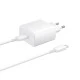 Зарядно устройство 220V Samsung - EP-TA845EWE + EP-DW767JWE 45W, USB-C, (bulk опаковка) 
