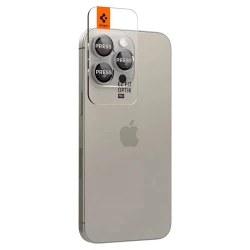 Лещи за камера SPIGEN за Apple iPhone 16 Pro - титаниум - Glass tR.Ez Fit