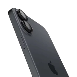 Лещи за камера SPIGEN за Apple iPhone 16 - черни - Glass tR.Ez Fit