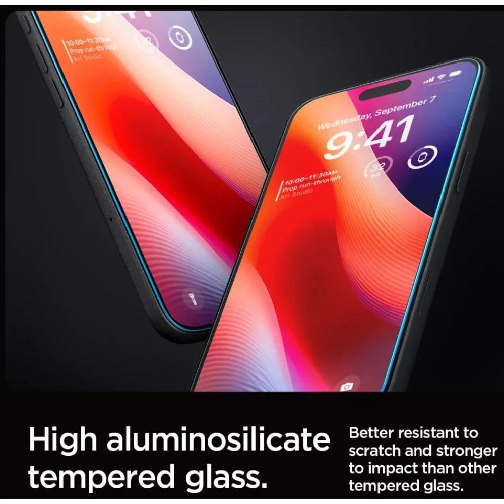  Стъклен протектор SPIGEN за Apple iPhone 16 Pro Max, Easy Fit