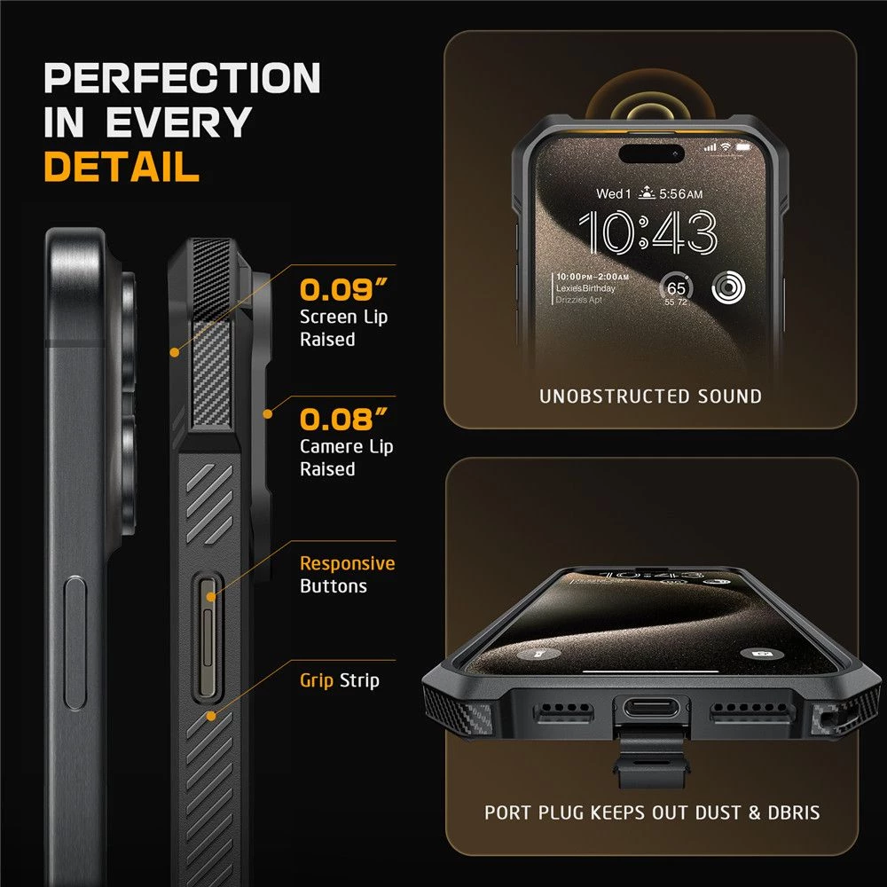 Калъф SUPCASE UB Grip MagSafe за Apple iPhone 16 Pro