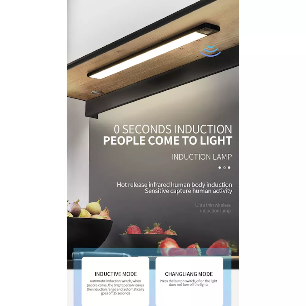 Безжична LED лампа SUPERFIRE - (XYD05), 20см, 1W, 95lm, 800mAh