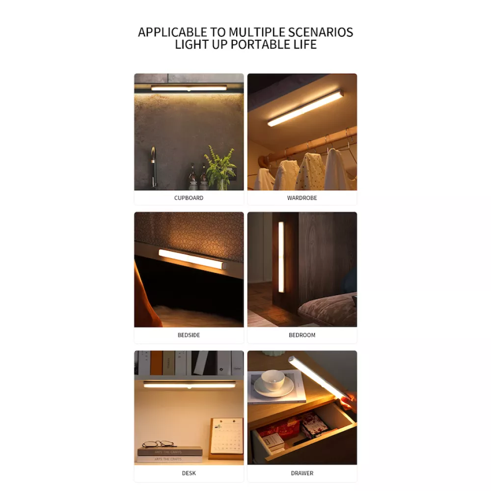 Безжична LED лампа SUPERFIRE - (XYD06), 32cm, 2W, 400mAh