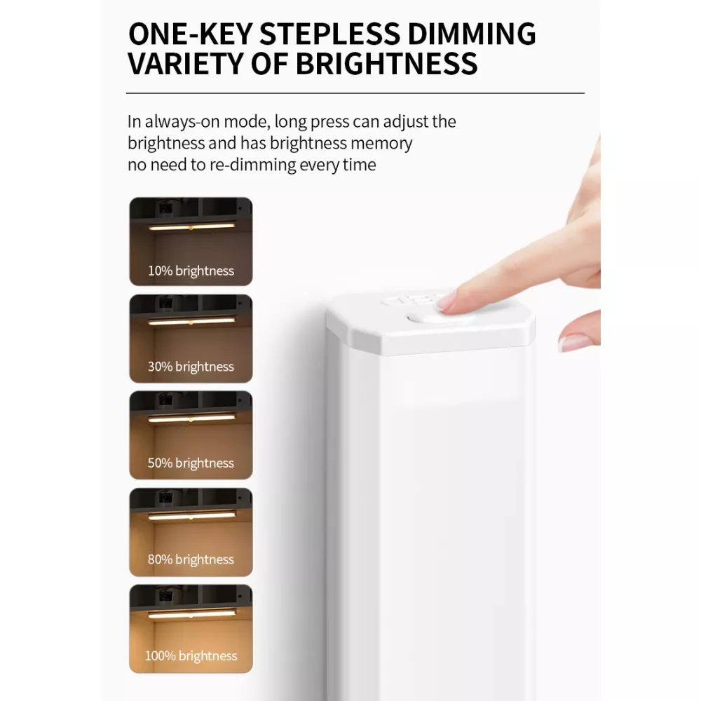 Безжична LED лампа SUPERFIRE - (XYD06), 32cm, 2W, 400mAh