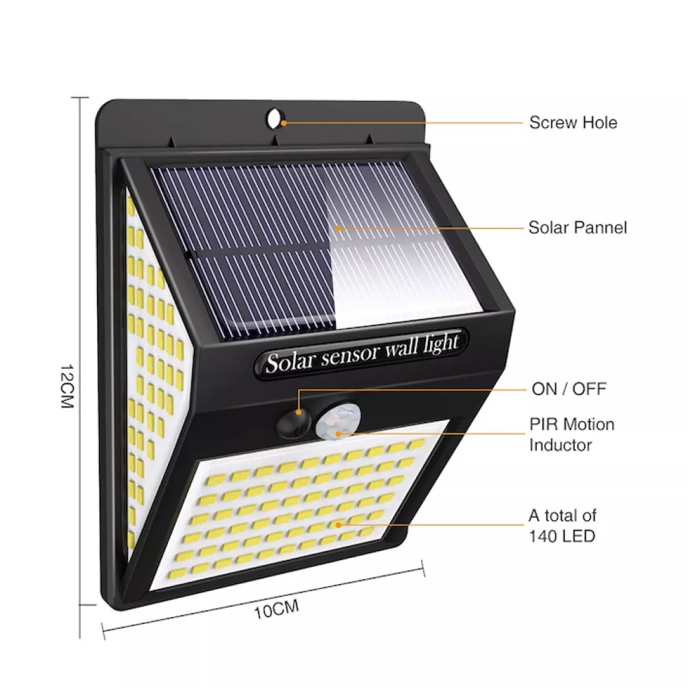 Соларна лампа SUPERFIRE - FF6-A, 30W, 270lm, 1200mAh