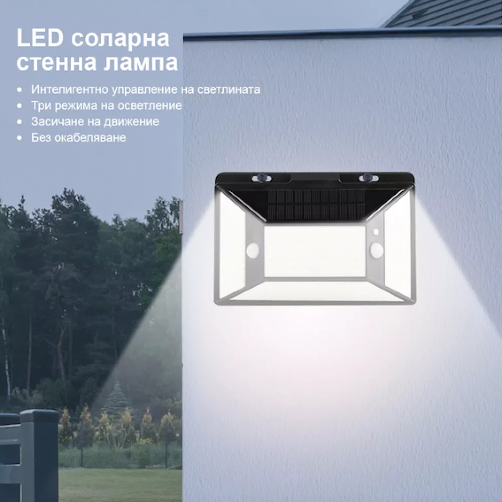 1+1+1 * ПРОМОЦИЯ * Соларна лампа SUPERFIRE - FF6-C 63W, 450lm, 2200mAh