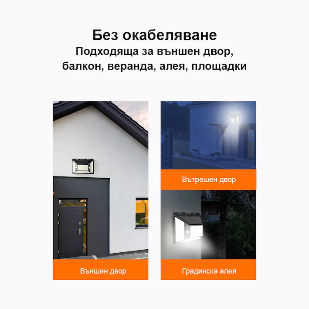 1+1+1 * ПРОМОЦИЯ * Соларна лампа SUPERFIRE - FF6-C 63W, 450lm, 2200mAh