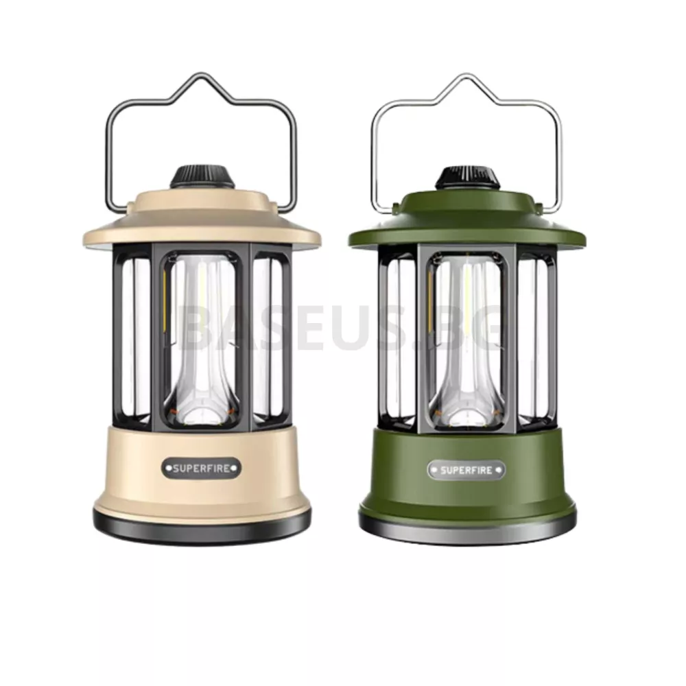 Къмпинг лампа + Външна батерия SUPERFIRE - T35, 220lm, USB