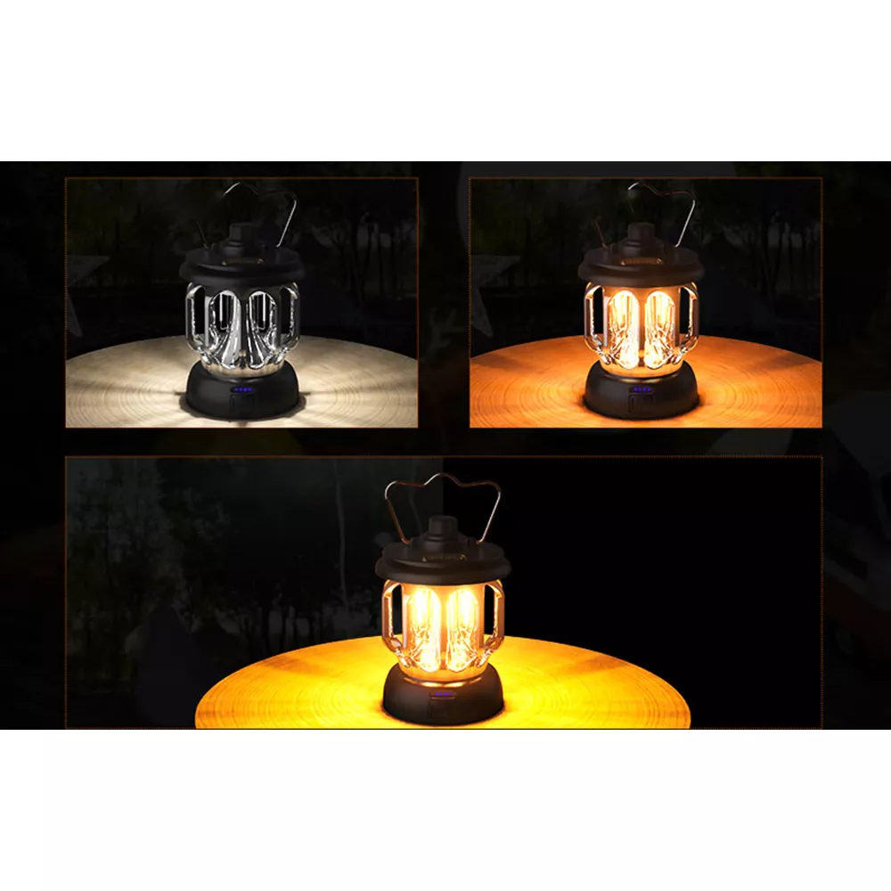 Къмпинг лампа + Външна батерия SUPERFIRE - T36, USB