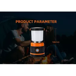 Къмпинг лампа SUPERFIRE - T39, 850lm, R20