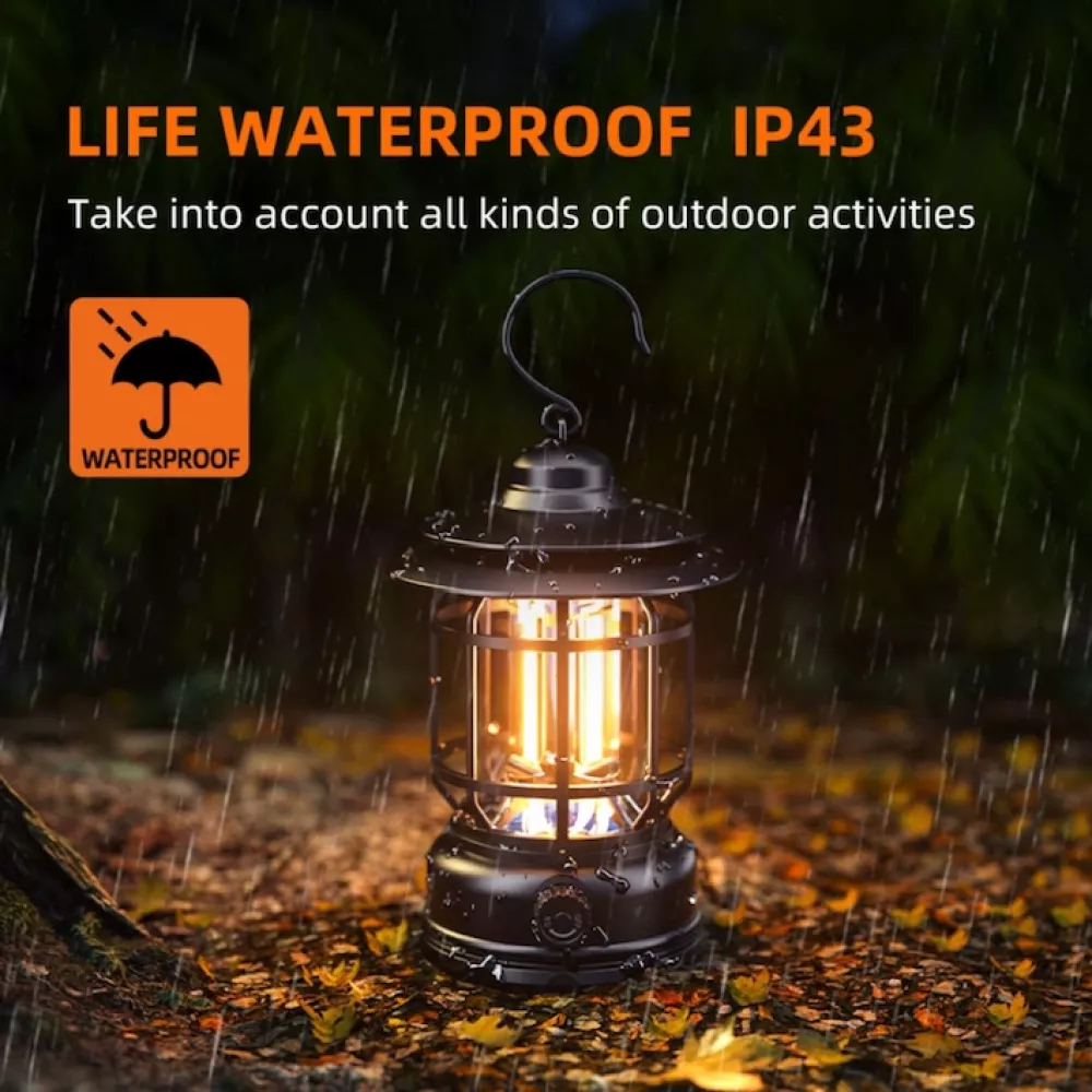 Къмпинг лампа SUPERFIRE - T51, USB