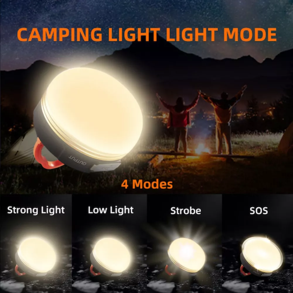 Къмпинг лампа SUPERFIRE - T60-A, 127lm, AAA