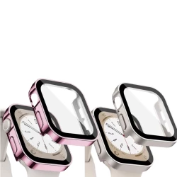 PC Injection Shell протектор + Tempered glass за Apple Series 3 42мм 