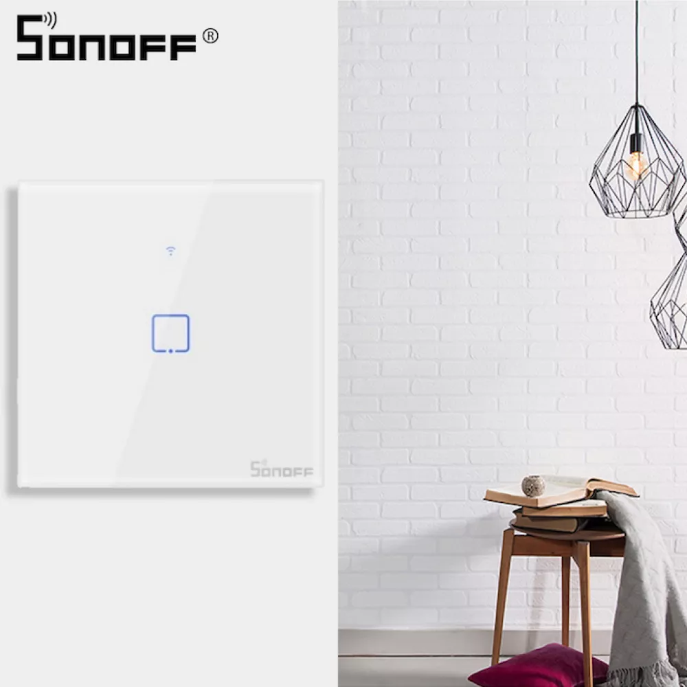 Интелигентен Превключвател SONOFF -  T2 EU TX, Троен сензорен ключ