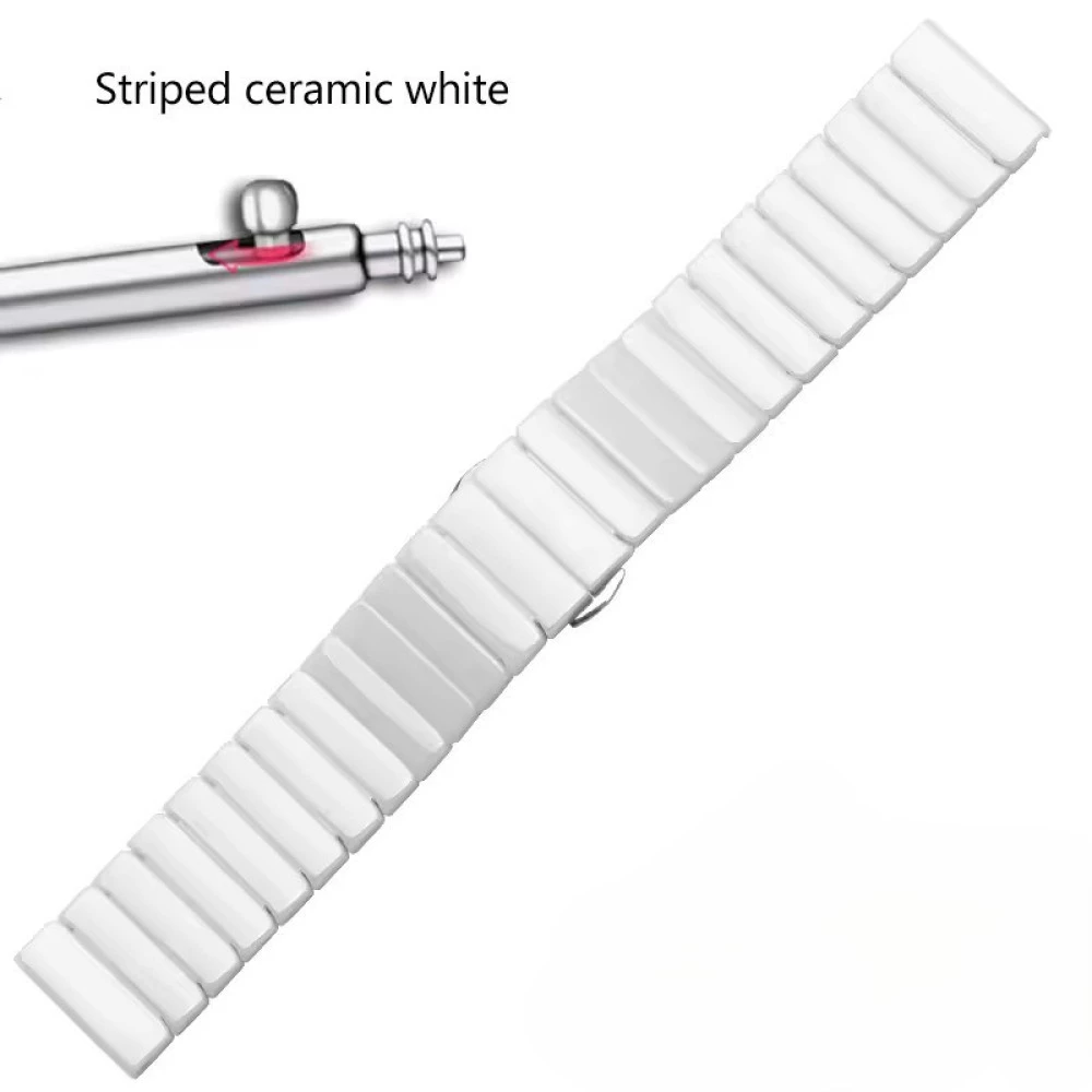 Керамична каишка за смарт часовник Samsung Galaxy Watch 6 Classic 43мм - Ceramic Strap Slim