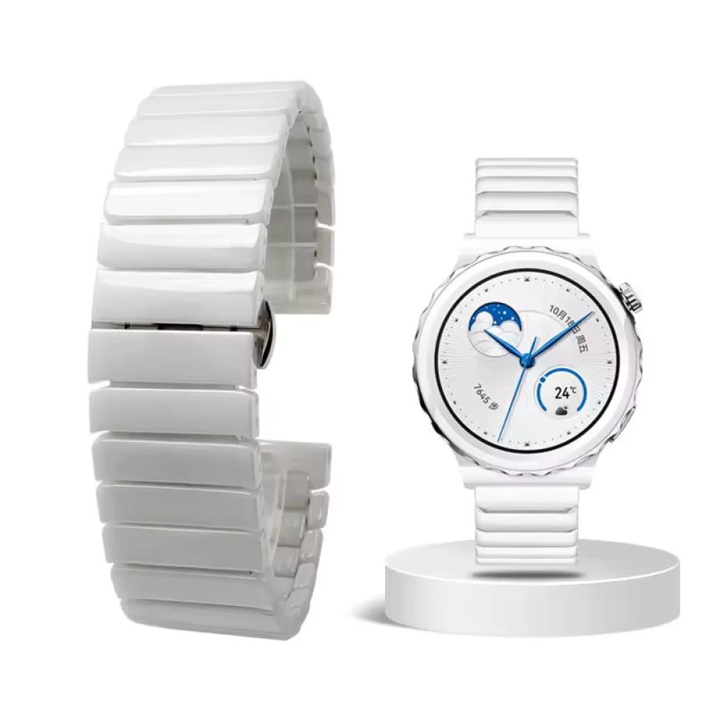 Керамична каишка за смарт часовник Samsung Galaxy Watch 6 Classic 43мм - Ceramic Strap Slim