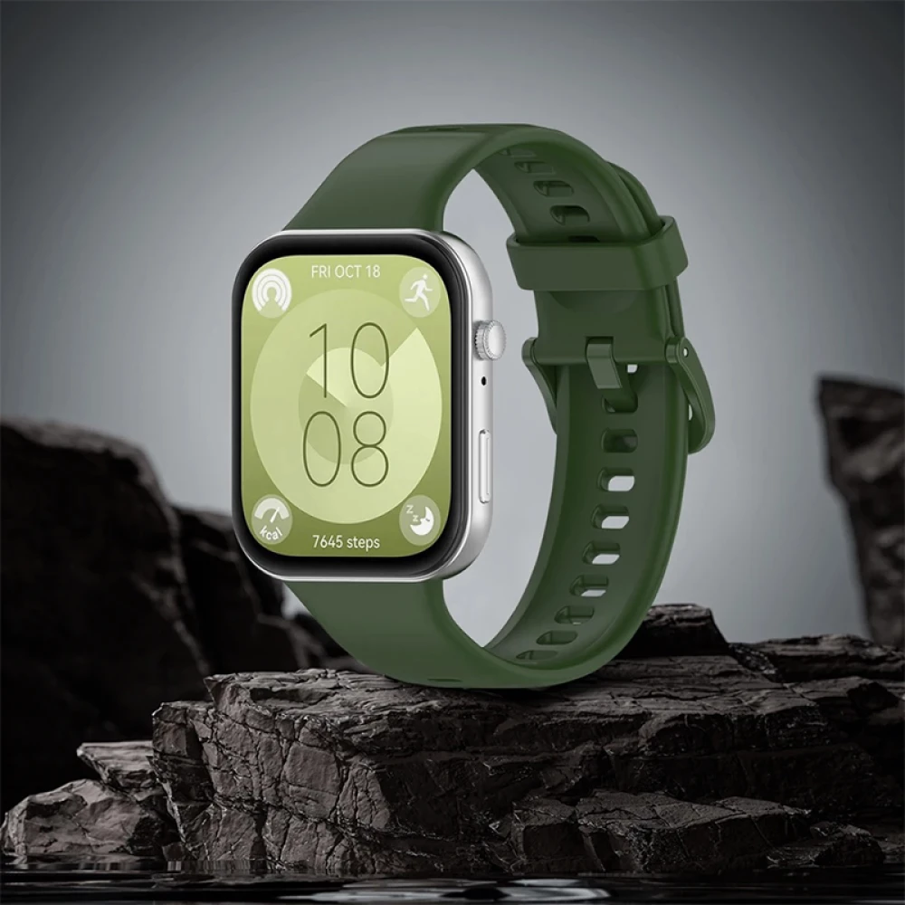 Силиконова каишка за смарт часовник Huawei Watch Fit 3 - Silicon Soft Strap