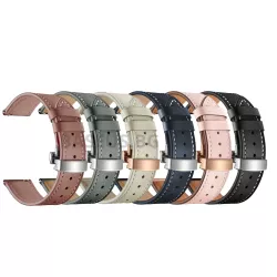 Кожена каишка за смарт часовник Huawei Watch 3 46мм - Leather Classic Buckle Strap