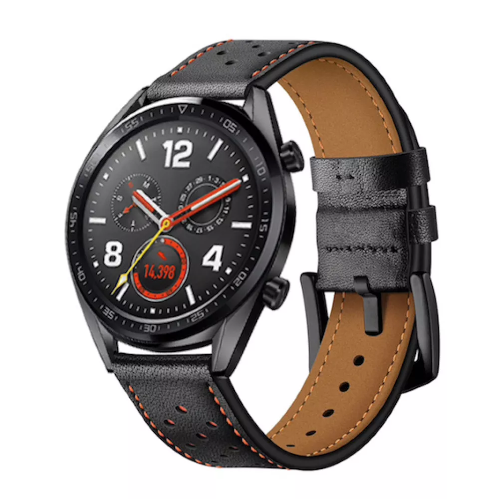 Кожена каишка за смарт часовник Huawei Watch GT 46мм - Leather Deluxe Strap