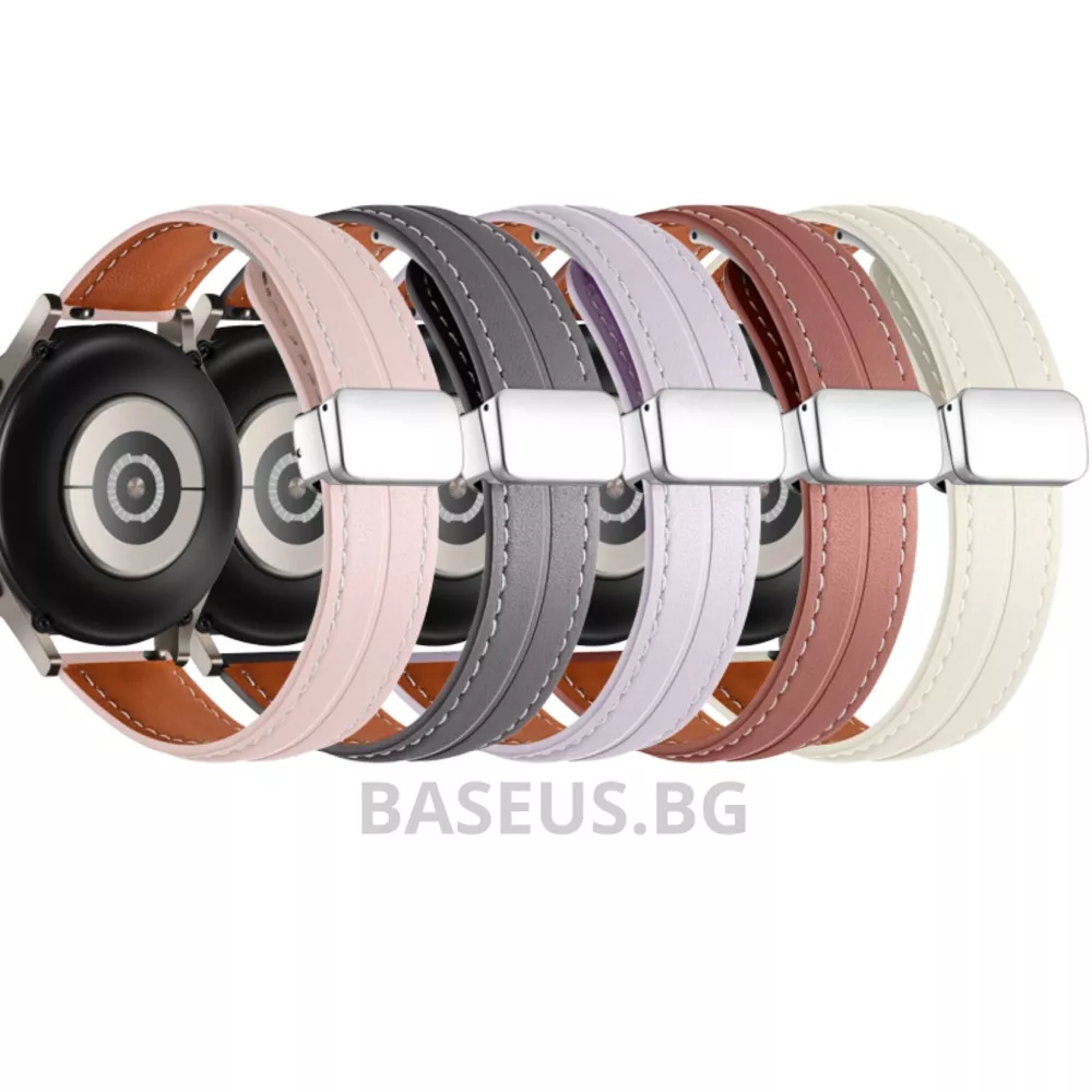 Кожена каишка за смарт часовник Huawei Watch GT 42мм - Leather Magnet Buckle