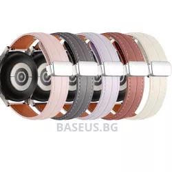 Кожена каишка за смарт часовник Huawei Watch GT2 42мм - Leather Magnet Buckle