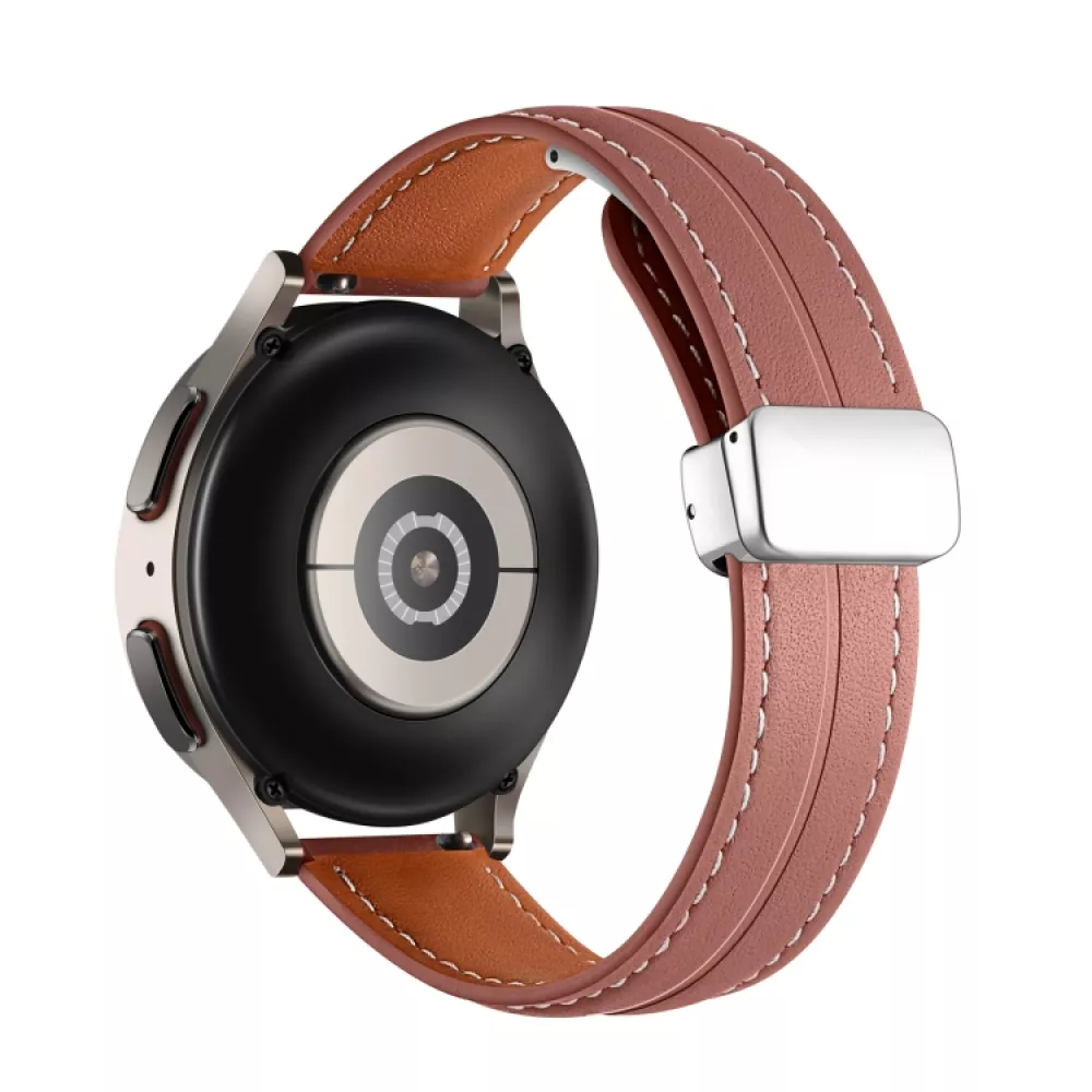 Кожена каишка за смарт часовник Huawei Watch GT 42мм - Leather Magnet Buckle