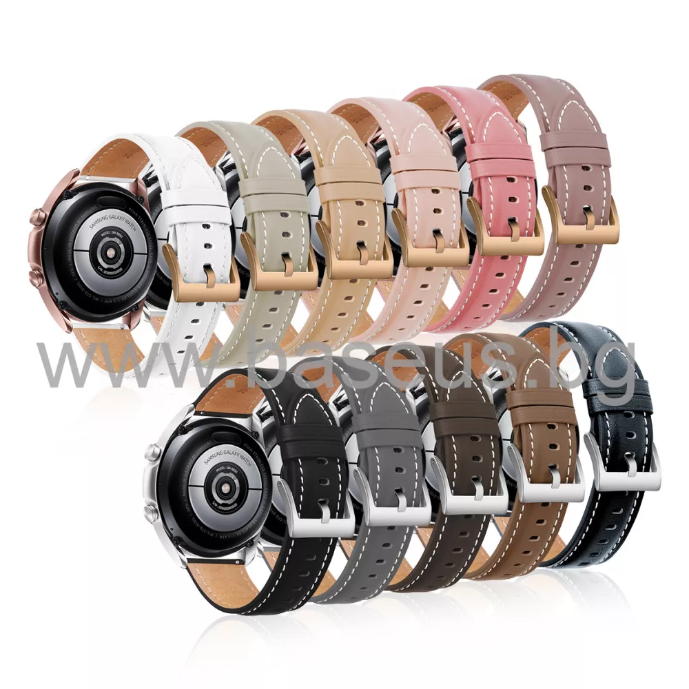 Кожена каишка за смарт часовник Huawei Watch GT 42мм - Leather Premium Strap