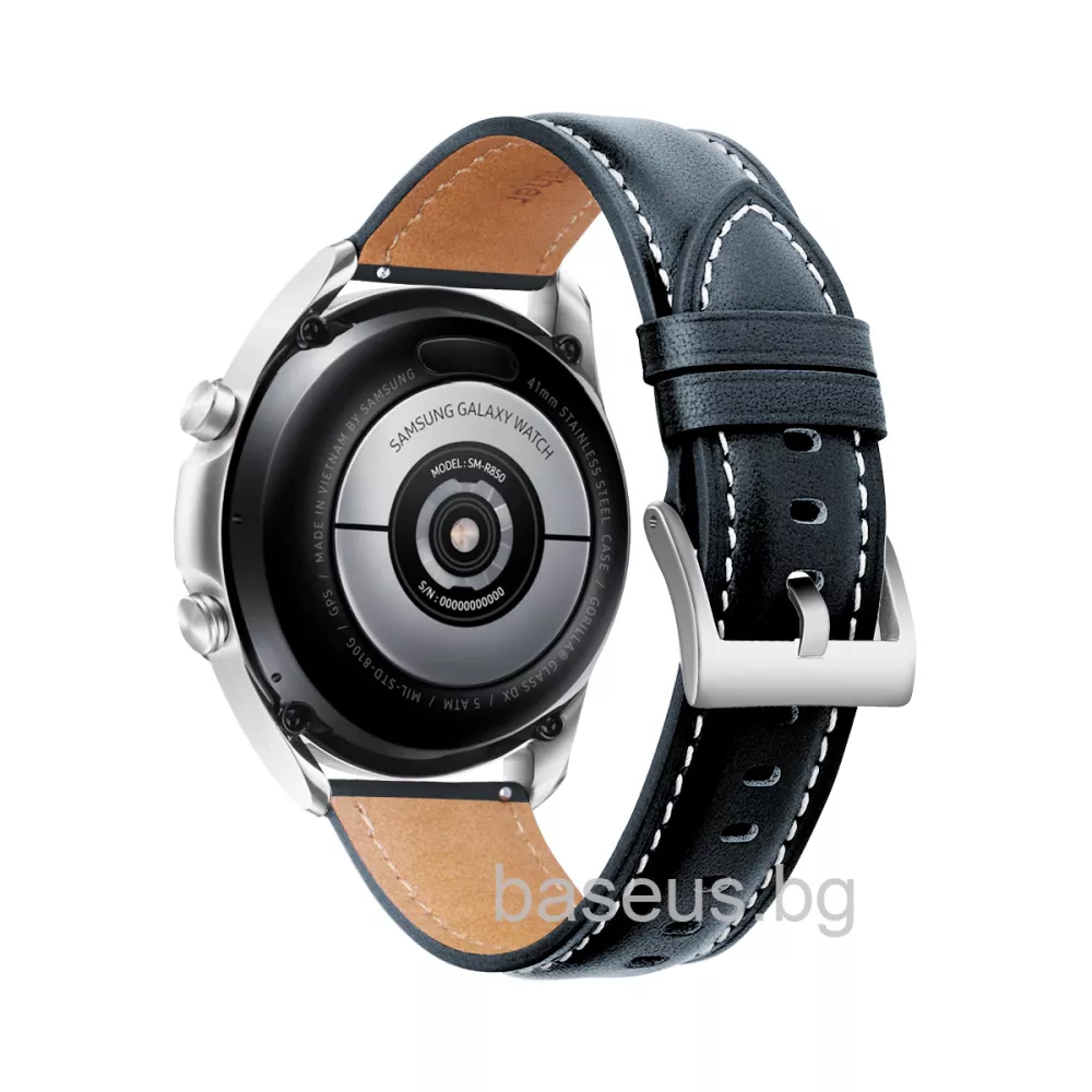 Кожена каишка за смарт часовник Huawei Watch 3 46мм - Leather Premium Strap