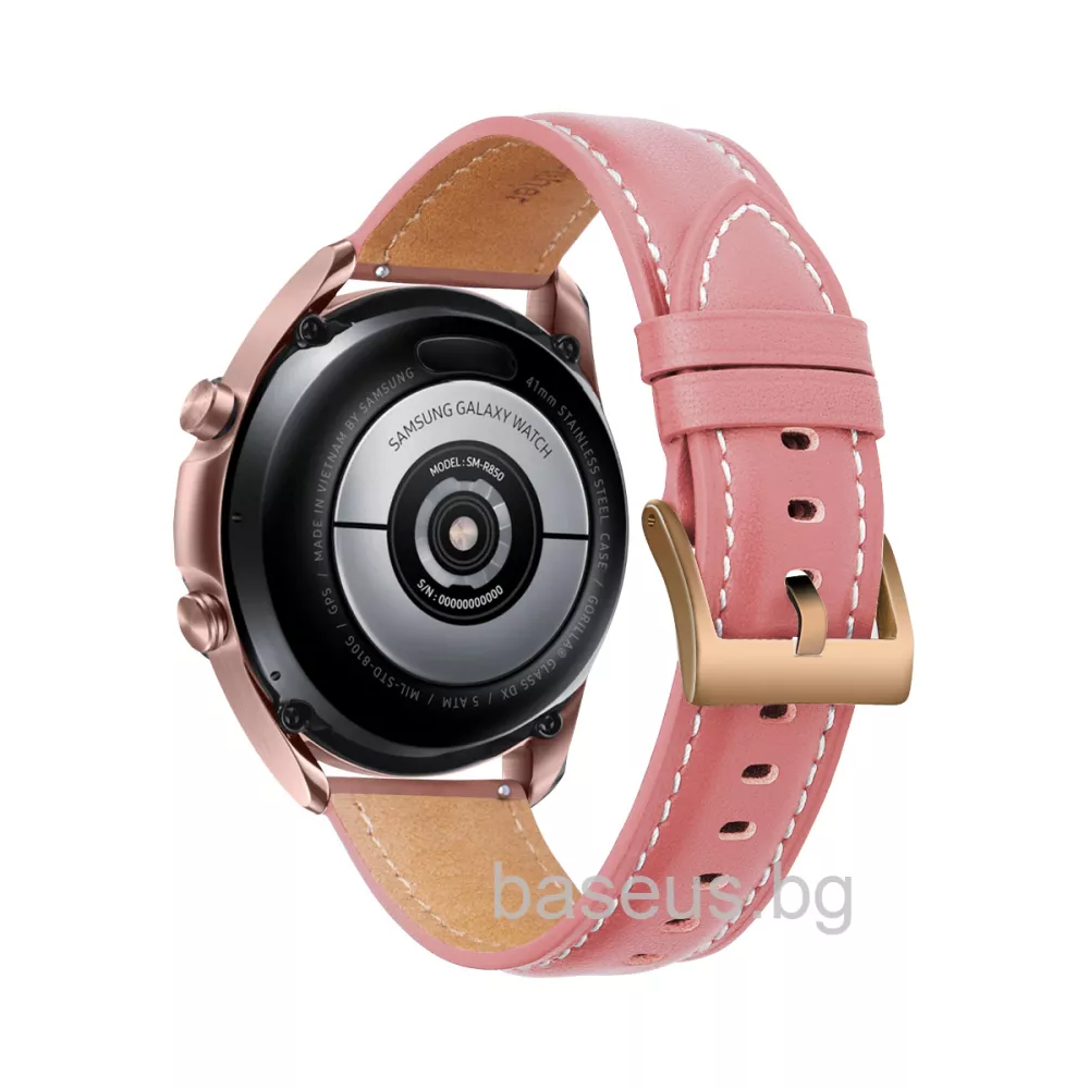 Кожена каишка за смарт часовник Huawei Watch GT 42мм - Leather Premium Strap