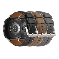 Кожена каишка за смарт часовник Samsung Watch Ultra 47мм - Leather Premium Strap