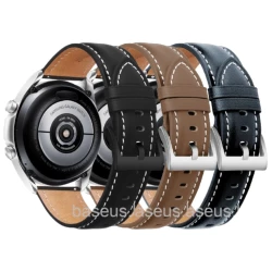 Кожена каишка за смарт часовник Huawei Watch 3 46мм - Leather Premium Strap