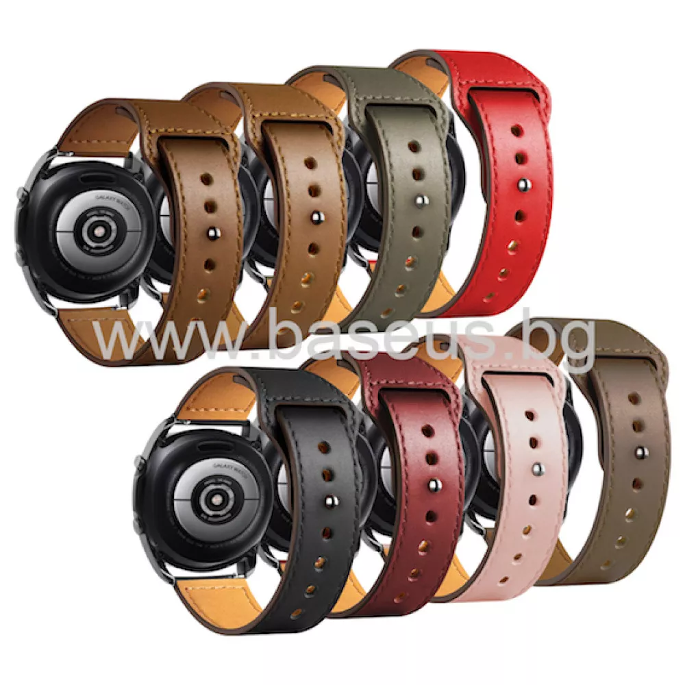 Кожена каишка за смарт часовник Huawei Watch GT2 46мм - Leather Skin Strap