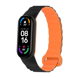 Силиконова каишка за фитнес гривна Xiaomi Mi Band 3 - Magnet Strap