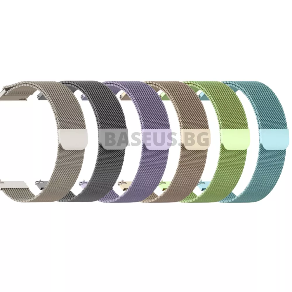Метална магнитна каишка за смарт часовник Samsung Galaxy Watch 6 Classic 47мм - Milanese Loop, НОВИ ЦВЕТОВЕ