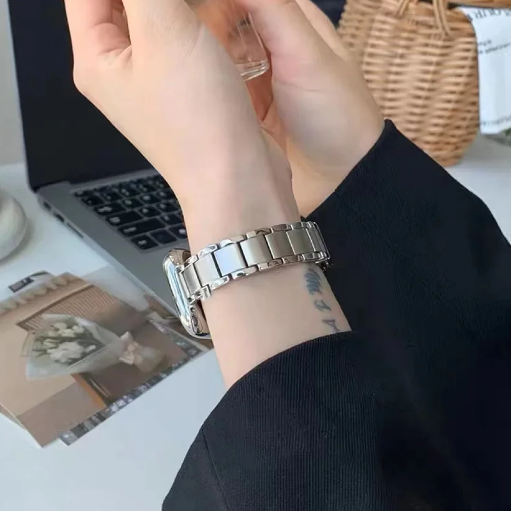 Метална каишка за смарт часовник Huawei Watch GT2 42мм - Metal middle matt band