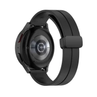 Силиконова каишка за смарт часовник Huawei Watch GT4 41мм - Silicone Magnet Black Buckle