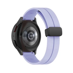 Силиконова каишка за смарт часовник Huawei Watch GT3 42мм - Silicone Magnet Black Buckle