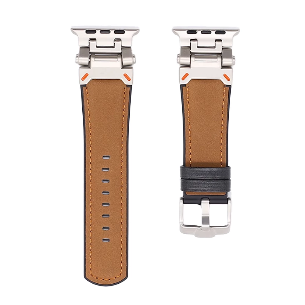 Велурена каишка за смарт часовник Apple iWatch Series SE2 44мм - Velour Silicone Strap