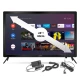 Смарт телевизор 12V / 220V CALMAN 24 инча,  Android 2 ГОДИНИ ГАРАНЦИЯ