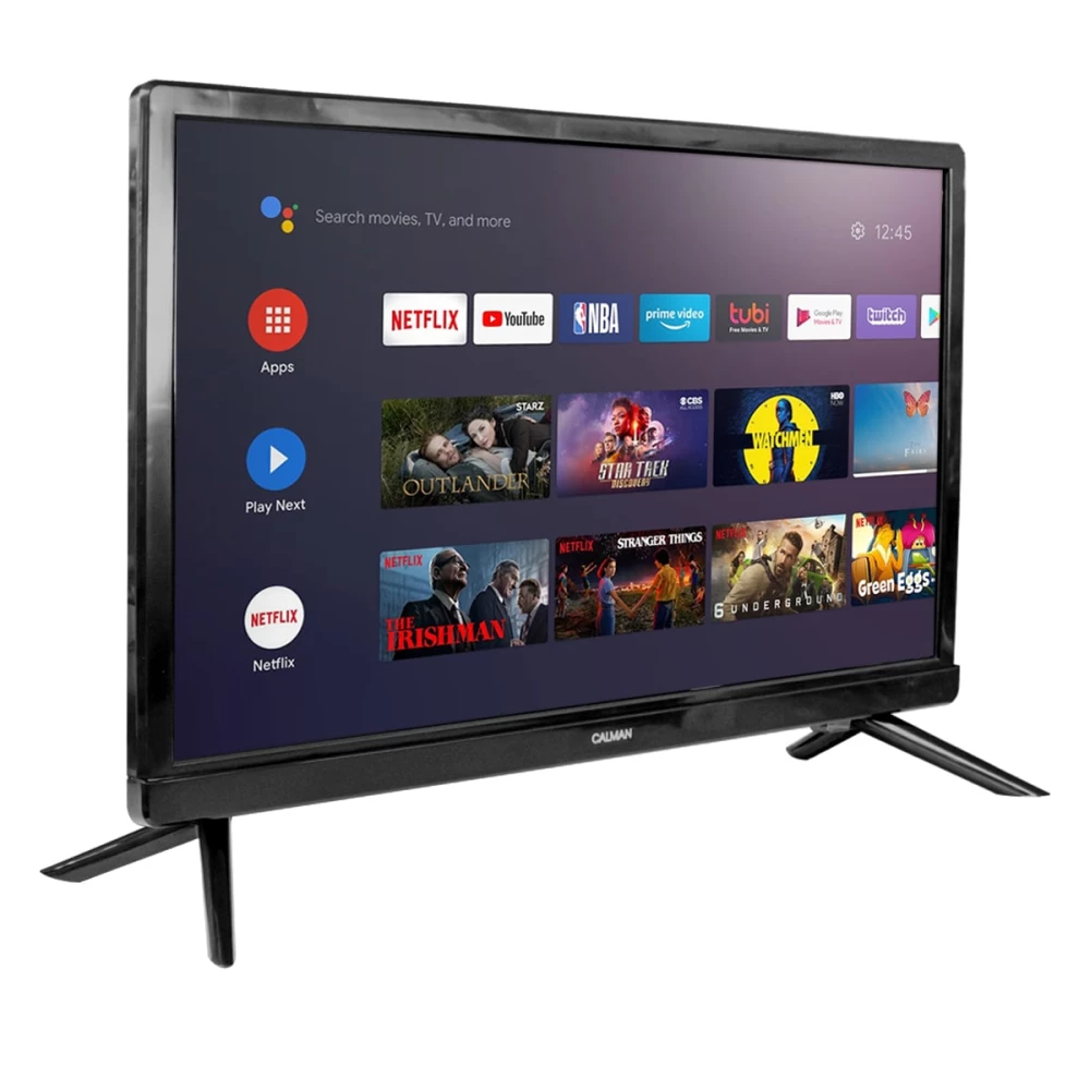 Смарт телевизор 12V / 220V CALMAN 24 инча,  Android 2 ГОДИНИ ГАРАНЦИЯ