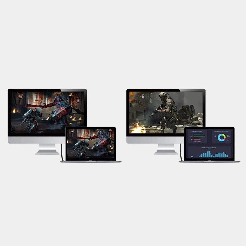 Кабел UGREEN DP102/10211 4K - DisplayPort към DisplayPort, 2 метра