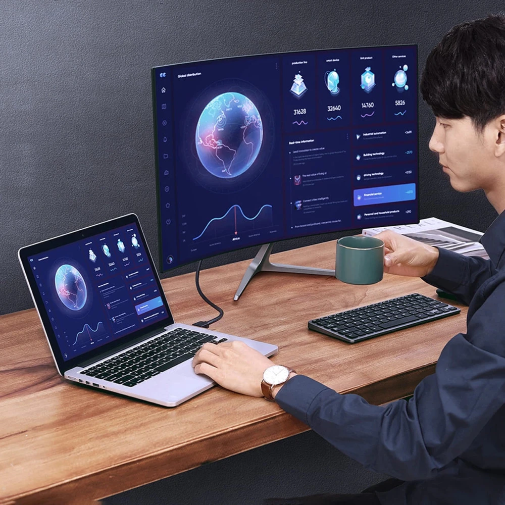 Кабел UGREEN HD106/10135 2K - HDMI към DVI-D, 2 метра