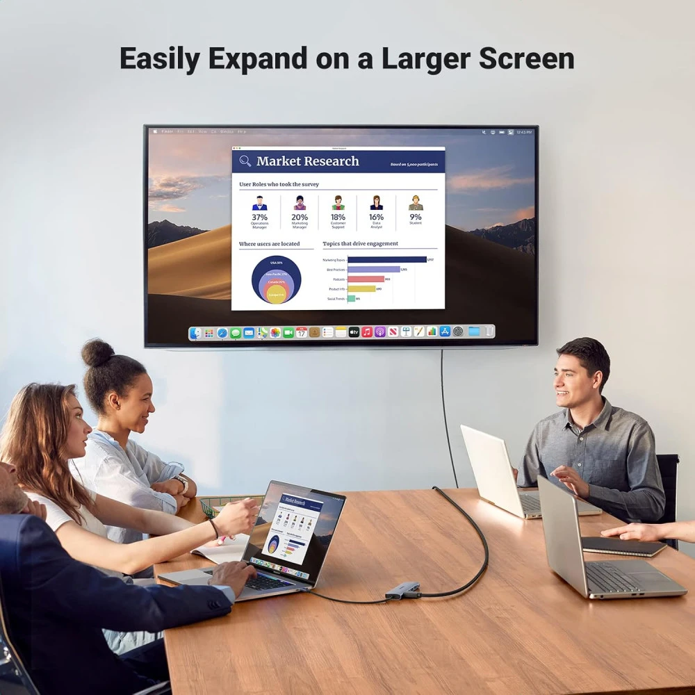 Кабел UGREEN HD118/40416 4K - HDMI към HDMI, 15 метра