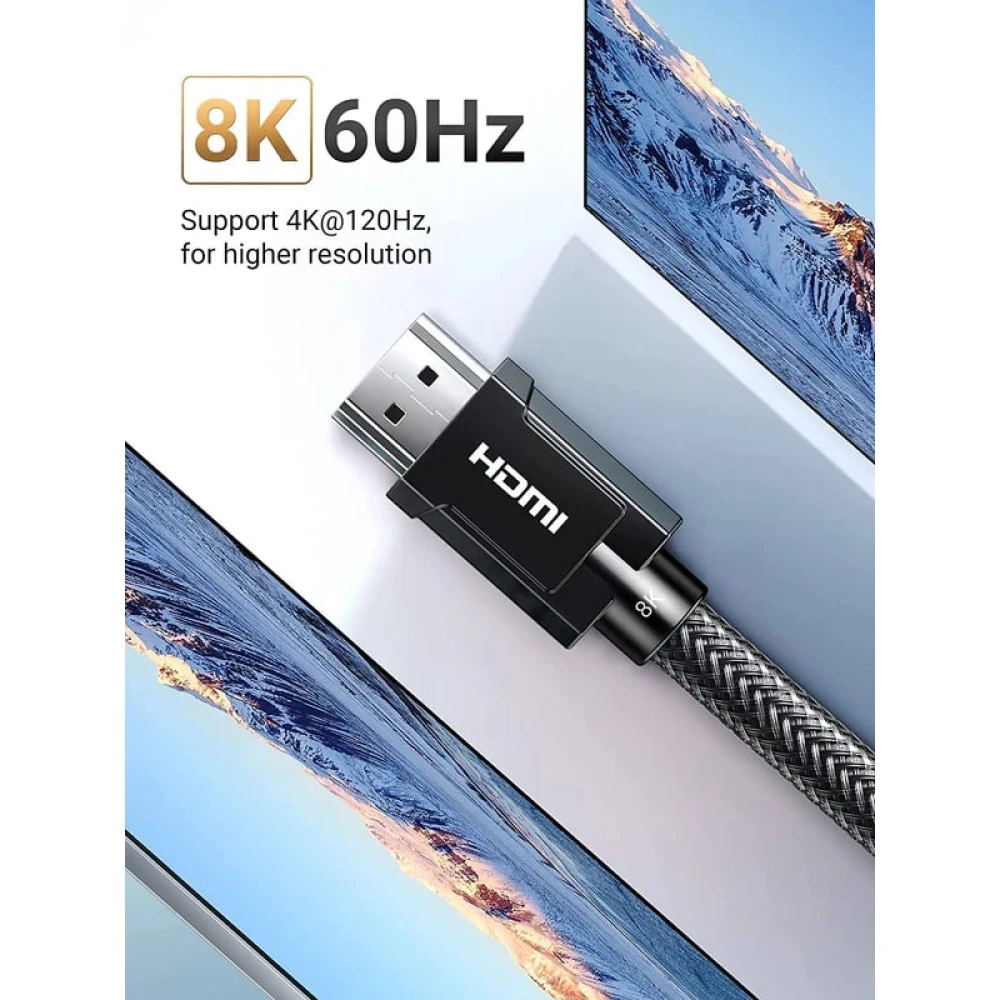 Кабел UGREEN HD135/70321 8K - HDMI към HDMI, 2 метра
